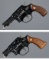 Two Smith & Wesson Double Action Revolvers