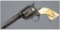 Antique Colt Frontier Six Shooter with Steer Head Grips