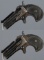 Two Remington Double Derringers