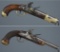 Two French Military Flintlock Pistols