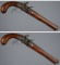 Pair of Wogdon Flintlock Dueling Pistols