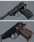 Two Walther Semi-Automatic Pistols