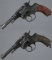 Two Russian Tula Arsenal M1895 Nagant Revolvers and Holsters