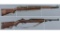 Two World War II U.S. Semi-Automatic Military Long Guns