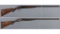 Two American Double Barrel Shotguns