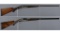 Two Lefever Double Barrel Shotguns