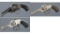 Three Smith & Wesson Double Action Revolvers