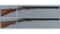 Two Engraved German Hammer Drillings