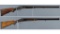 Two Factory Engraved German Hammer Drillings