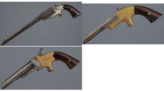 Three Antique American Pistols