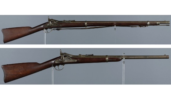 Two U.S. Springfield Trapdoor Long Arms