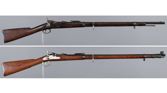 Two U.S. Springfield Trapdoor Rifles