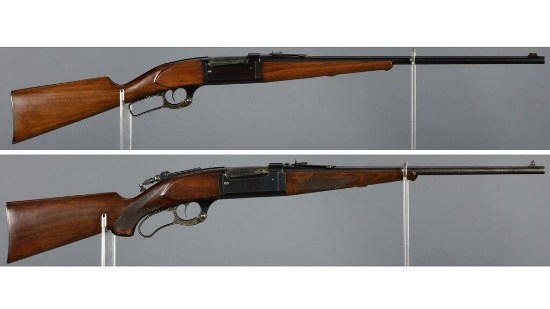 Two Savage Model 1899 Lever Action Rifles