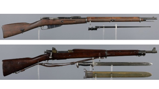 Two Remington Military Bolt Action Rifles