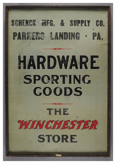 Winchester Retail Store Sign from Schenck Mfg. & Supply Co.