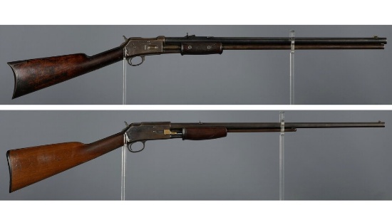 Two Colt Lightning Slide Action Rifles