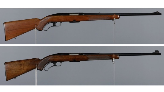 Two Winchester Model 88 Lever Action Rifles