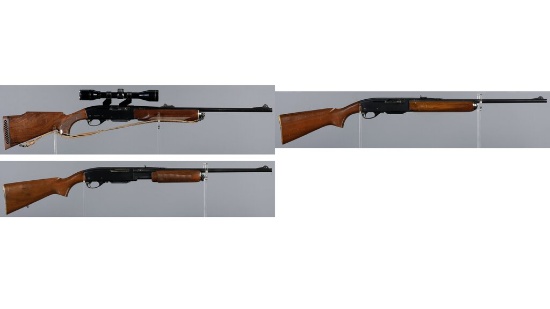 Three Remington Sporting Rifles