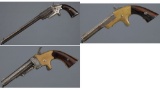 Three Antique American Pistols