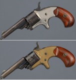 Two Colt Open Top Pocket Revolvers