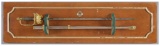 U.S. 1860 Staff & Field Sword, Presentation Etched Scabbard