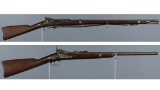 Two U.S. Springfield Trapdoor Long Arms