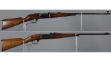Two Savage Model 1899 Lever Action Rifles