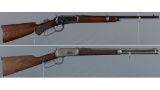 Two Winchester Lever Action Carbines