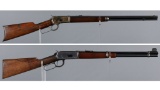 Two Winchester Lever Action Rifles