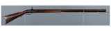 J. Mills Signed Half-Stock Percussion Rifle