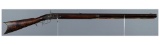 J. Vincent Half-Stock Percussion Rifle