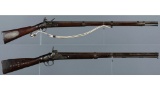 Two Antique Muzzleloading Long Arms