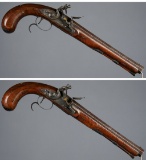 Pair of Wogdon Flintlock Dueling Pistols