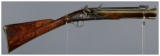 J & W Richards Brass Barrel Flintlock Blunderbuss with Bayonet