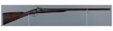 Mont Storm Patent Breech Loading Double Barrel Shotgun