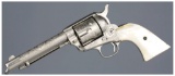 Engraved Colt 1st Generation Single Action Army with Pearl Grips