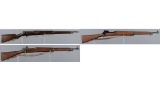 Three Military Bolt Action Rifles