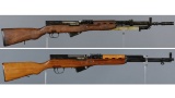 Two SKS Semi-Automatic Rifles