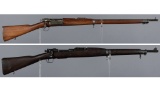 Two U.S. Springfield Armory Military Bolt Action Rifles