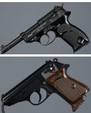 Two Walther Semi-Automatic Pistols