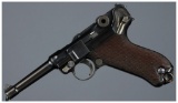 DWM Blank Chamber Luger Semi-Automatic Pistol with Holster