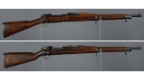 Two U.S. Model 1903 Bolt Action Rifles with CMP Certificates