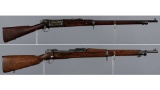 Two U.S. Springfield Armory Bolt Action Military Rifles