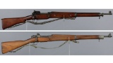 Two U.S. Military Bolt Action Rifles