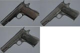 Three Star Semi-Automatic Pistols