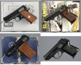 Two European Semi-Automatic Pistols and Two Blank Firing Pistols