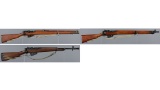 Three SMLE Pattern Military Bolt Action Rifles