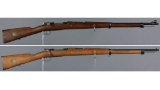 Two Swedish Carl Gustaf Mauser Bolt Action Rifles