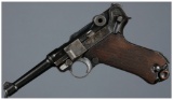 DWM Blank Chamber Luger Pistol with Dutch Markings
