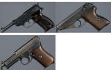Three German Semi-Automatic Pistols
